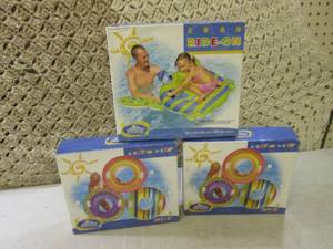 lot 41 image: (BS) Inflatable Swimming Toys Tubes...