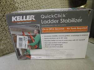 lot 51 image: (EW4) Keller Quick Click Ladder Sta...