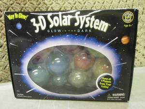 lot 64 image: (BS) 3-D Solar System Glow in the D...