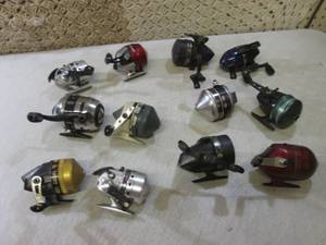 lot 126 image: (BS) 12 Assorted Fishing Reels...