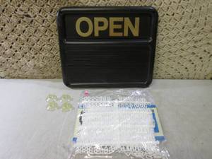 lot 168 image: (F-0) OpenClosed Sign with Letter ...