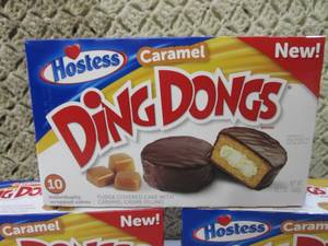 lot 203 image: (B-1) 3 Boxes of Hostess Caramel Di...