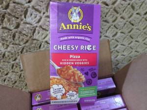 lot 242 image: (C-1) Case of 12 Boxes Cheesy Rice ...