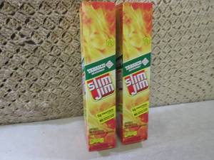 lot 258 image: (C-1) 2 Boxes of Slim Jim Tabasco S...