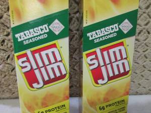 lot 259 image: (C-1) 2 Boxes of Slim Jim Tabasco S...