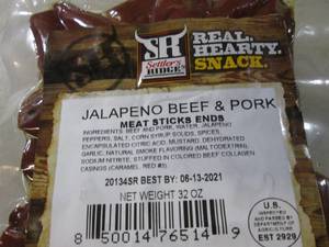 lot 268 image: (B-3) 32oz Pack of Jalapeno Beef & ...