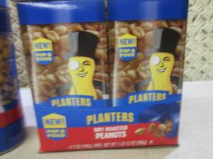 lot 274 image: (C-1) 8 Jars of Planters Dry Roaste...