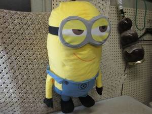 lot 291 image: (FS) Large Plush Minion 30 Tall...