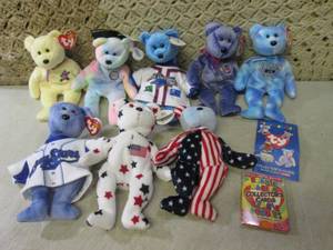 lot 292 image: (F-0) Assorted TY Beanie Babies Bea...