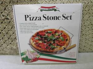 lot 299 image: (F-1) Pizza Stone Set...