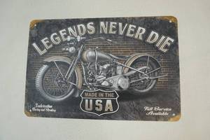 Metal sign