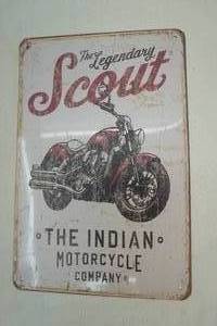 Metal sign