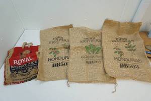 burlap bags