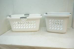 laundry baskets