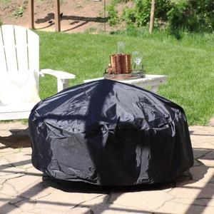 lot 173 image: 36 in. Black Durable Weather-Resistant Round Fire Pit Cover Its RETAIL PRICE IS $29.95