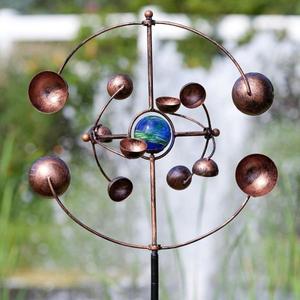 lot 193 image: Illuminarie Zydeco Kinetic Spinner Stake by Echo Valley Its RETAIL PRICE is $69.95