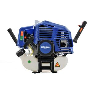 lot 29 image: 52 cc Gas 2-Cycle 2-in-1 Brush Cutter and String Hand Held Trimmer The retail price $197.58