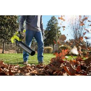 lot 100 image: 40V 110 MPH 525 CFM Cordless Battery Variable-Speed Jet Fan Leaf Blower (Tool-Only) The retail price $99.00