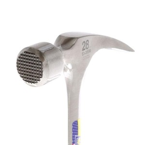 lot 225 image: 28 oz. Milled-Face Framing Hammer with Shock Reduction Grip