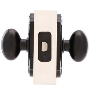 lot 227 image: Elegance Oil-Rubbed Bronze Premiere Privacy BedBath Julienne Door Knob
