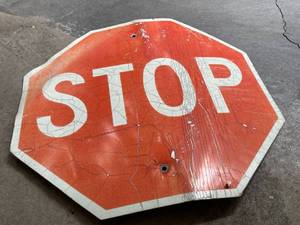lot 11 image: Vintage Stop Sign