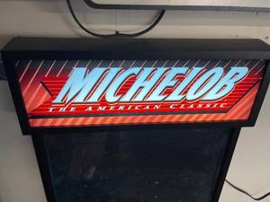 lot 24 image: Lighted Michelob Menu Board