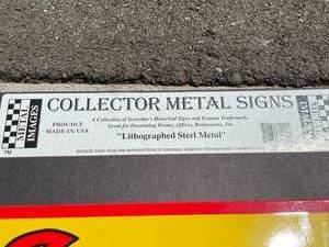 lot 44 image: Indian Motorcycles Metal Sign