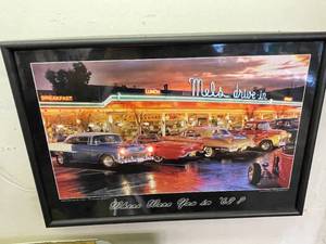 lot 49 image: Where Were You In 62 Lighted Wall Mount Piece