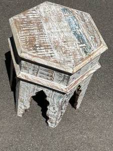lot 136 image: Vintage Ornate Wooden Table