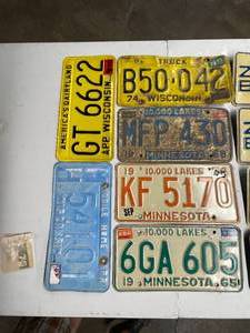lot 144 image: Assorted License Plates