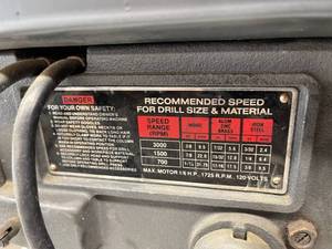 lot 167 image: Craftsman 23 HP Belt  Disc Sander