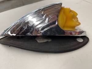 lot 215 image: Vintage Indian Motorcycle Chrome Fender Light