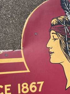 lot 223 image: Leinenkugels Metal Wall Sign