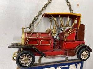 lot 249 image: Metal Car Open Wall Hanging