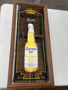 lot 305 image: Corona Light Wall Mirror