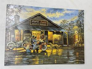 lot 318 image: Metal Indian Motorcycle Sign