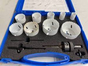 lot 347 image: Northern Industrial 13 Piece Bi-Metal Hole Saw Kit