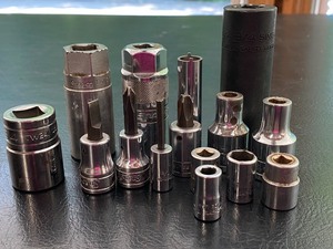 lot 295 image: Variety of Snap On Sockets