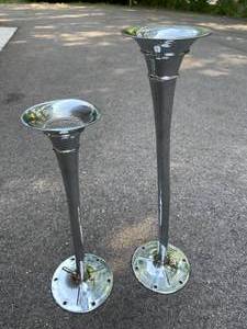 lot 366 image: 2 Chrome Boat Horns
