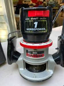 lot 417 image: Craftsman 1 HP Router In Original Case
