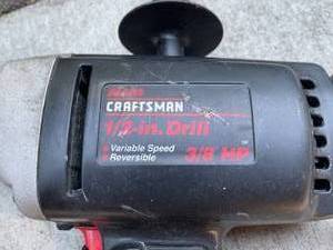 lot 418 image: Craftsman 12 Inch VSR Drill 38 HP