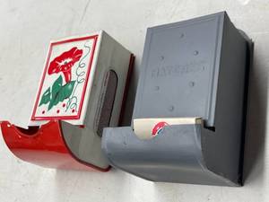 lot 453 image: 2 Vintage Metal  Matchbook Holders