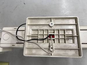 lot 466 image: Hardwired Exit Light With Two Safety Floodlights