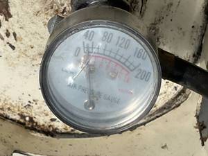 lot 560 image: Manchester Air Tank With Air Pressure Gauge