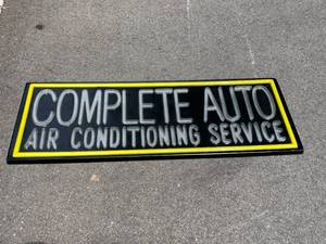 lot 645 image: Complete Auto Air Conditioning Service Backlit Panel