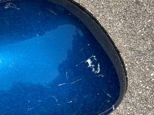 lot 655 image: Fiberglass Motorcycle Gas Tank Covers