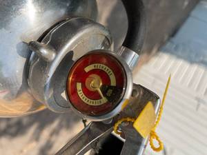 lot 664 image: 2 Chrome Fire Extinguishers