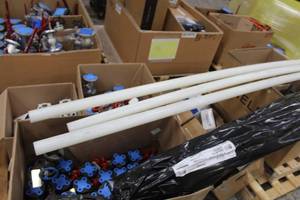 Lot of (5) Uponor AquaPEX Tubes White 10-12Lx2D