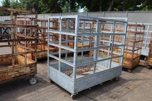 Industrial Metal Cart 72Lx44Wx75H
