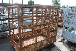 Industrial Metal Cart 72Lx44Wx75H